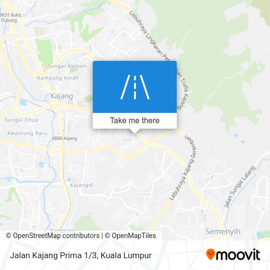 Jalan Kajang Prima 1/3 map