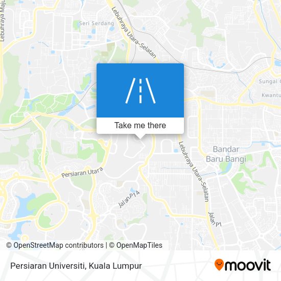 Peta Persiaran Universiti