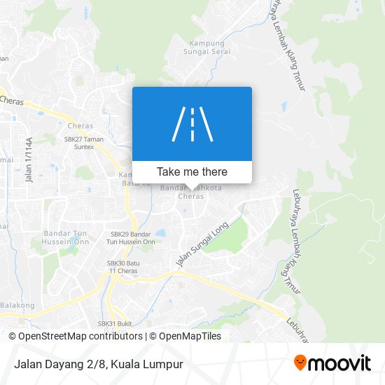 Jalan Dayang 2/8 map