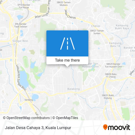 Peta Jalan Desa Cahaya 3