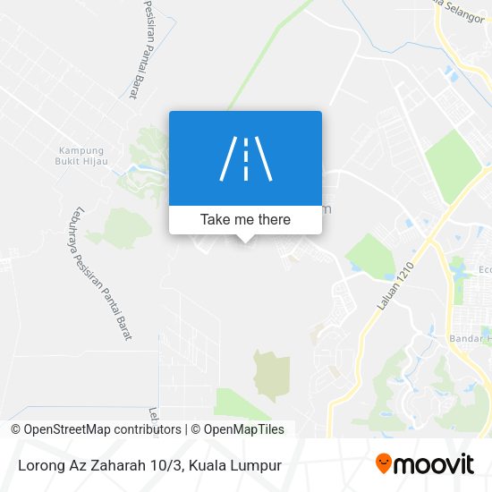 Lorong Az Zaharah 10/3 map