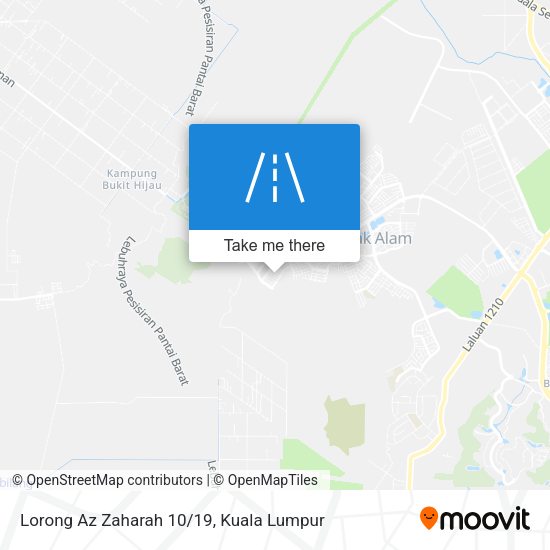 Lorong Az Zaharah 10/19 map