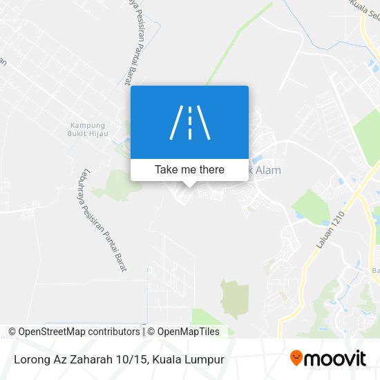Peta Lorong Az Zaharah 10/15