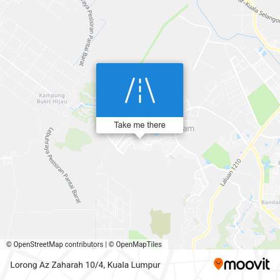 Lorong Az Zaharah 10/4 map