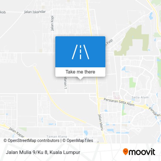 Jalan Mulia 9/Ku 8 map
