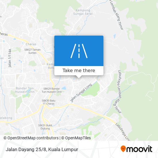 Jalan Dayang 25/8 map