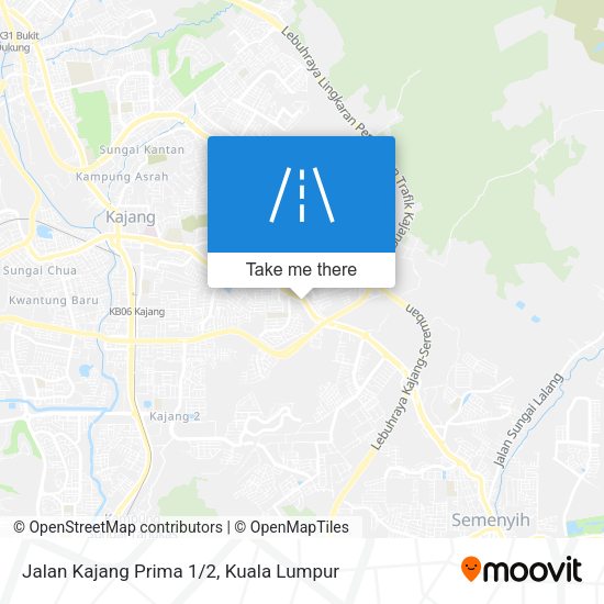 Jalan Kajang Prima 1/2 map