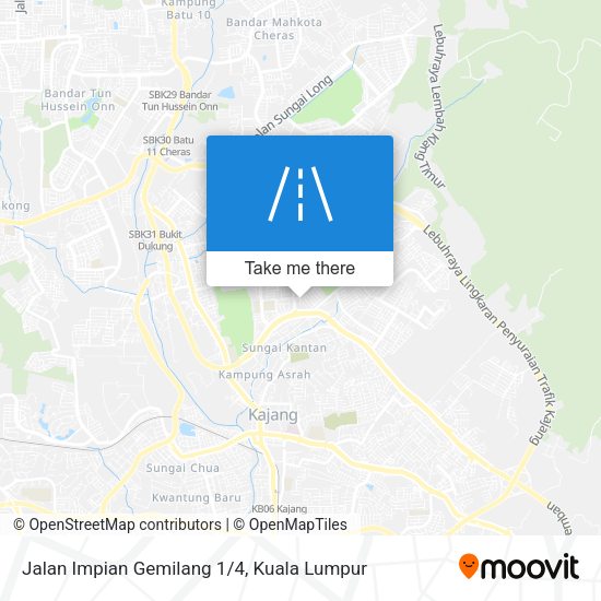 Jalan Impian Gemilang 1/4 map