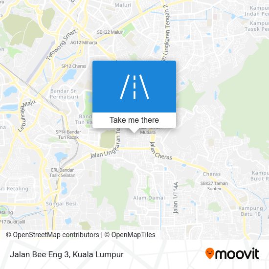 Jalan Bee Eng 3 map