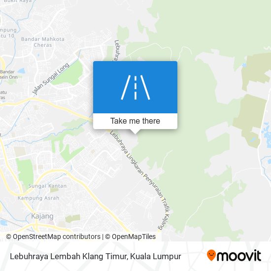 Peta Lebuhraya Lembah Klang Timur