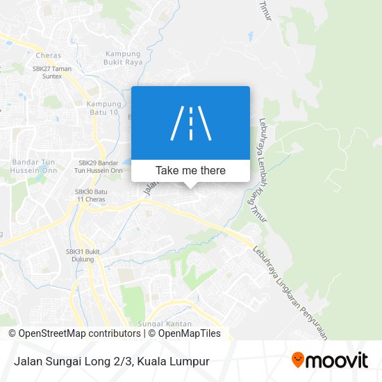 Jalan Sungai Long 2/3 map