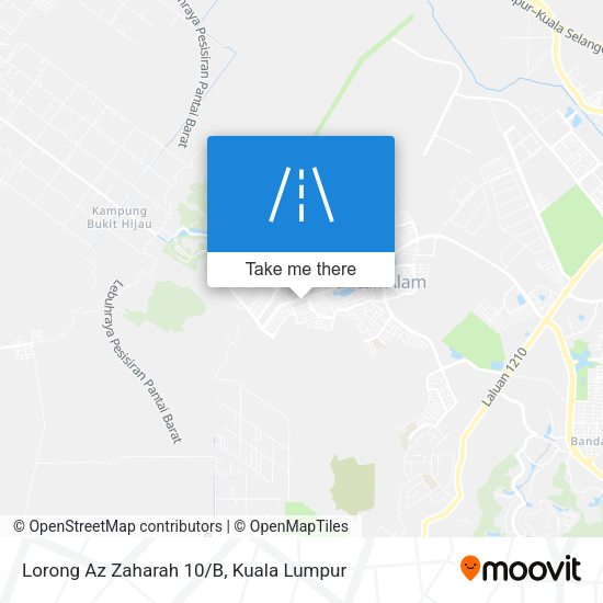Peta Lorong Az Zaharah 10/B