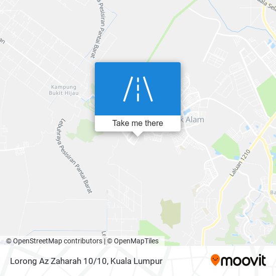 Lorong Az Zaharah 10/10 map