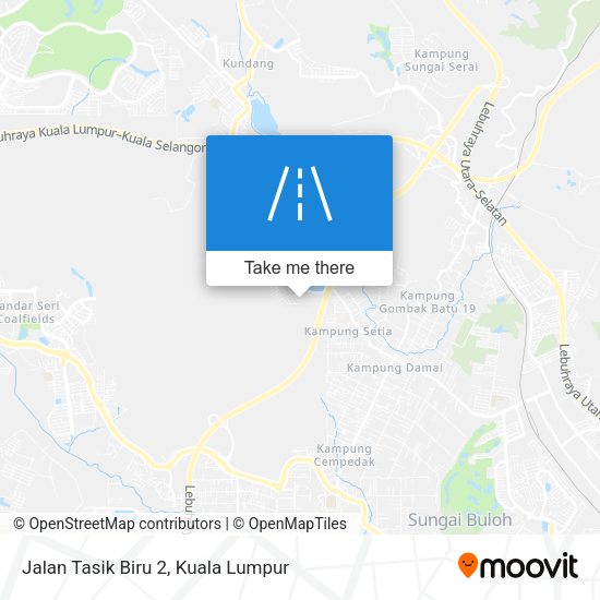Jalan Tasik Biru 2 map