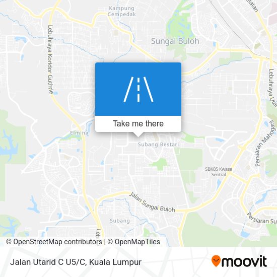 Peta Jalan Utarid C U5/C