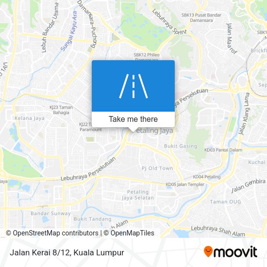 Jalan Kerai 8/12 map