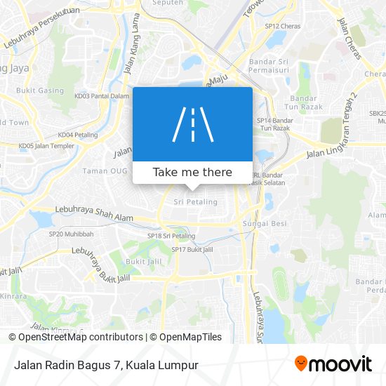 Jalan Radin Bagus 7 map