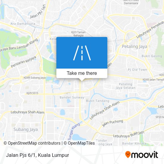 Peta Jalan Pjs 6/1