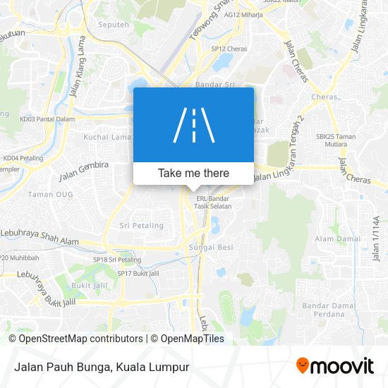 Peta Jalan Pauh Bunga