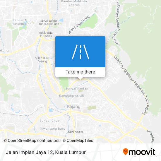 Jalan Impian Jaya 12 map