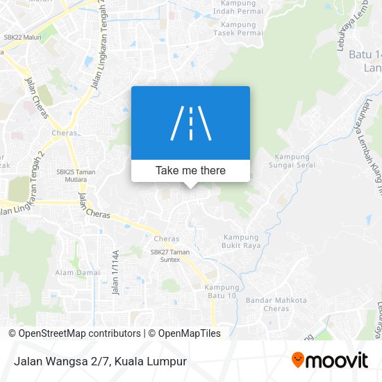 Peta Jalan Wangsa 2/7