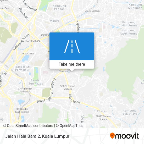 Jalan Haia Bara 2 map