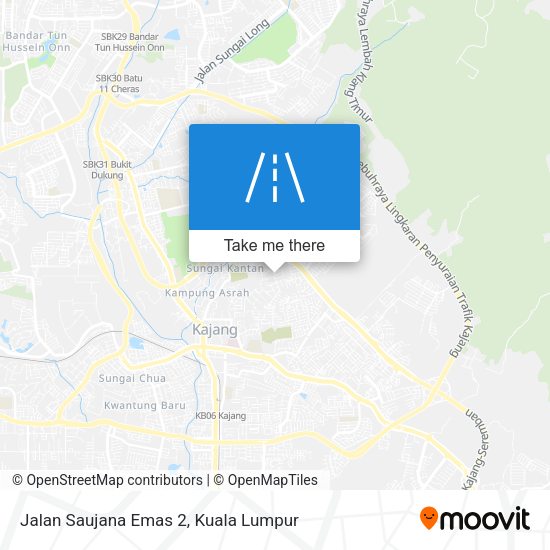 Peta Jalan Saujana Emas 2