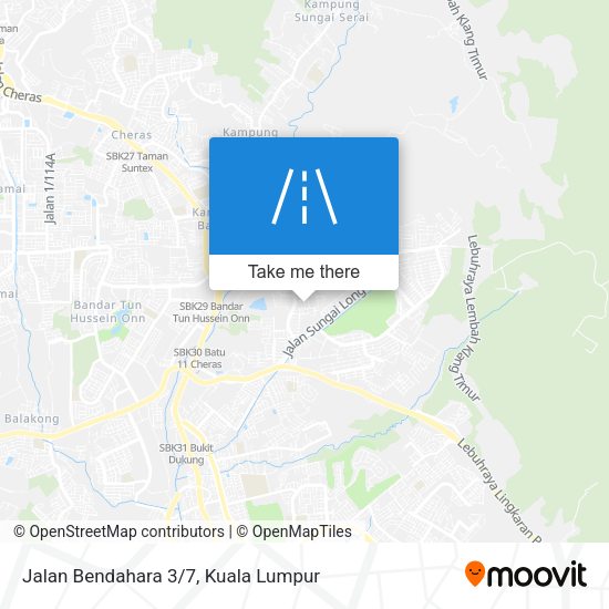 Peta Jalan Bendahara 3/7