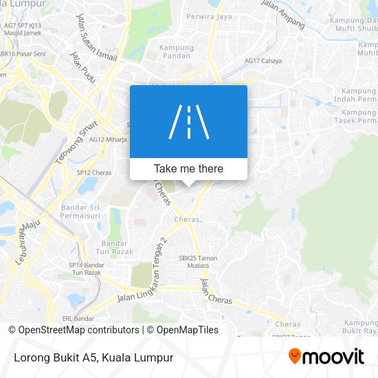 Peta Lorong Bukit A5