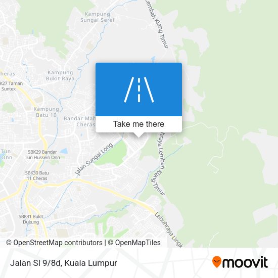 Peta Jalan Sl 9/8d