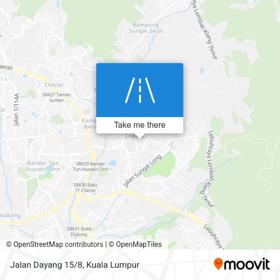 Peta Jalan Dayang 15/8