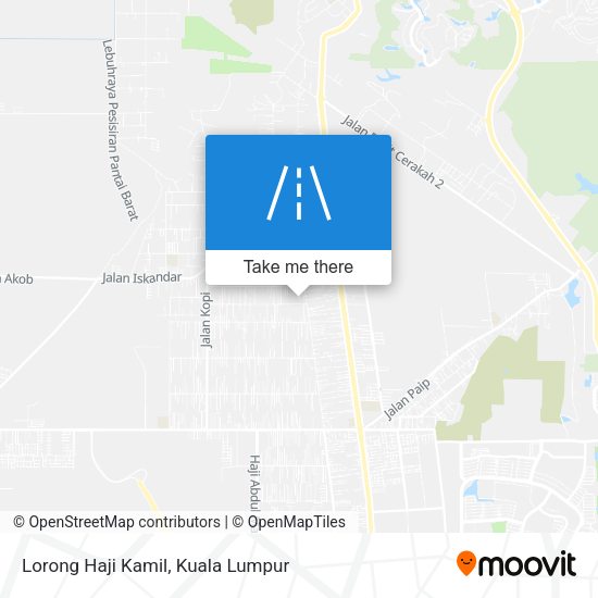 Peta Lorong Haji Kamil