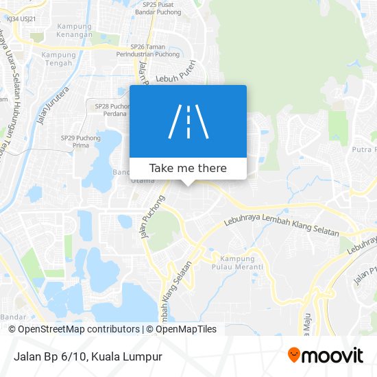 Jalan Bp 6/10 map