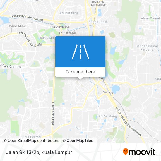 Peta Jalan Sk 13/2b