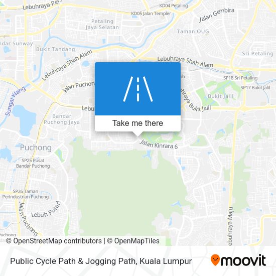 Public Cycle Path & Jogging Path map