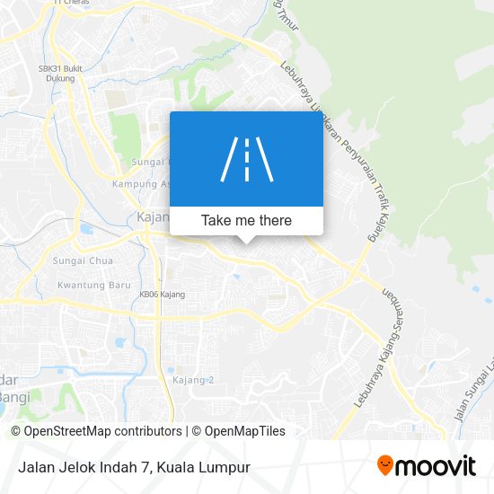 Jalan Jelok Indah 7 map