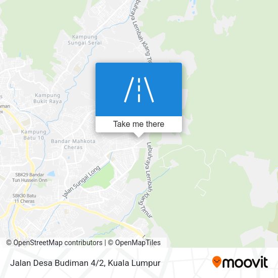 Peta Jalan Desa Budiman 4/2
