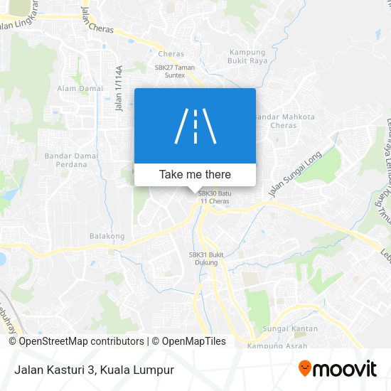 Jalan Kasturi 3 map