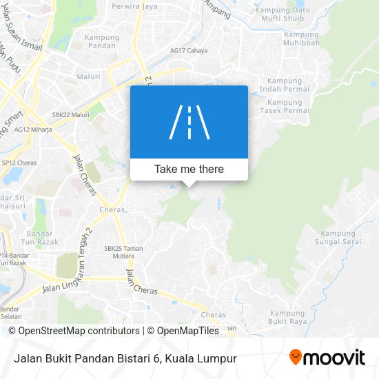 Peta Jalan Bukit Pandan Bistari 6