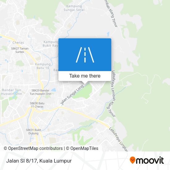 Peta Jalan Sl 8/17