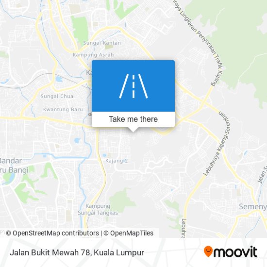 Peta Jalan Bukit Mewah 78