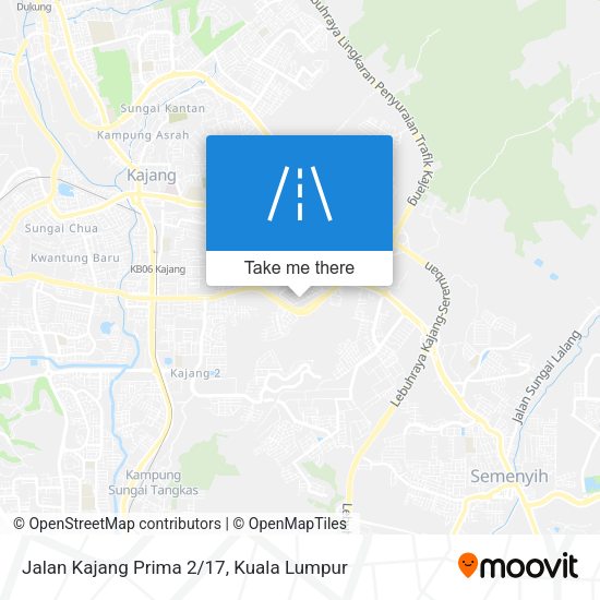 Jalan Kajang Prima 2/17 map