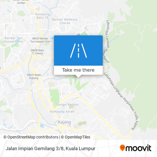 Jalan Impian Gemilang 3/8 map