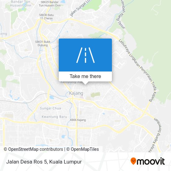 Peta Jalan Desa Ros 5
