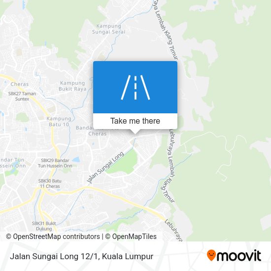 Jalan Sungai Long 12/1 map