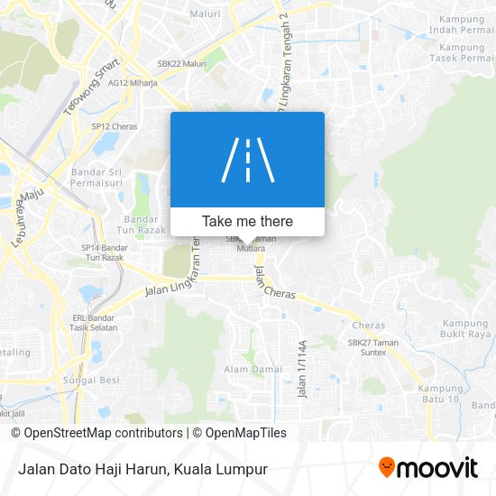 Peta Jalan Dato Haji Harun