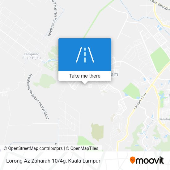 Lorong Az Zaharah 10/4g map