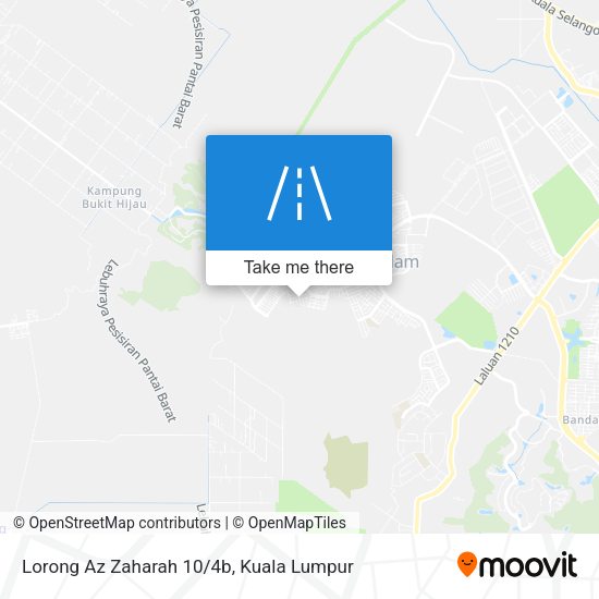 Lorong Az Zaharah 10/4b map