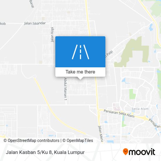 Peta Jalan Kasban 5/Ku 8