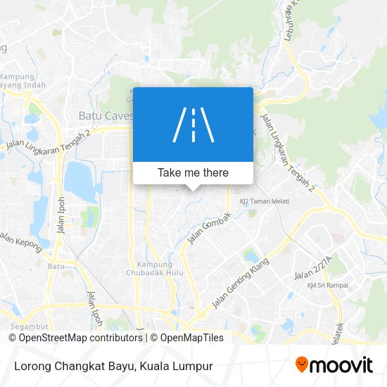 Lorong Changkat Bayu map